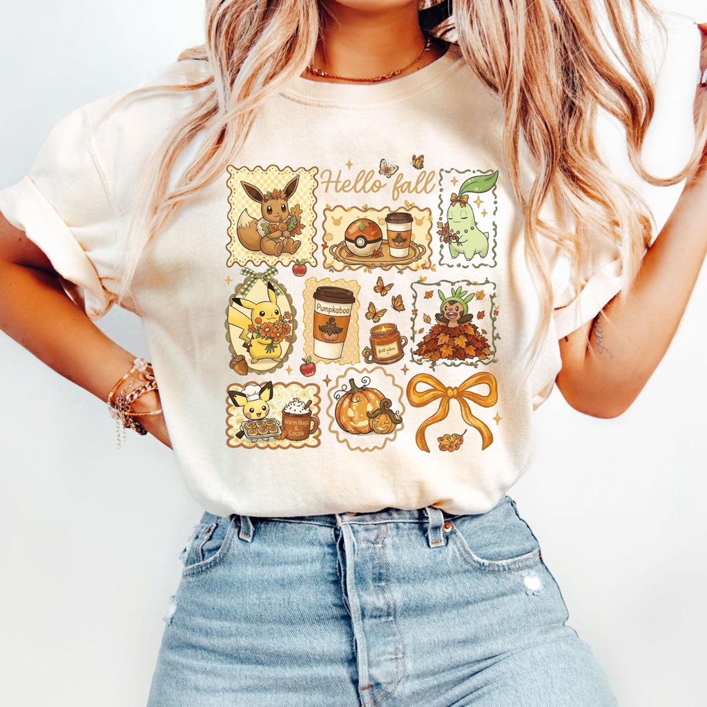 Hello Fall Pumpkin Spice Vintage Shirt