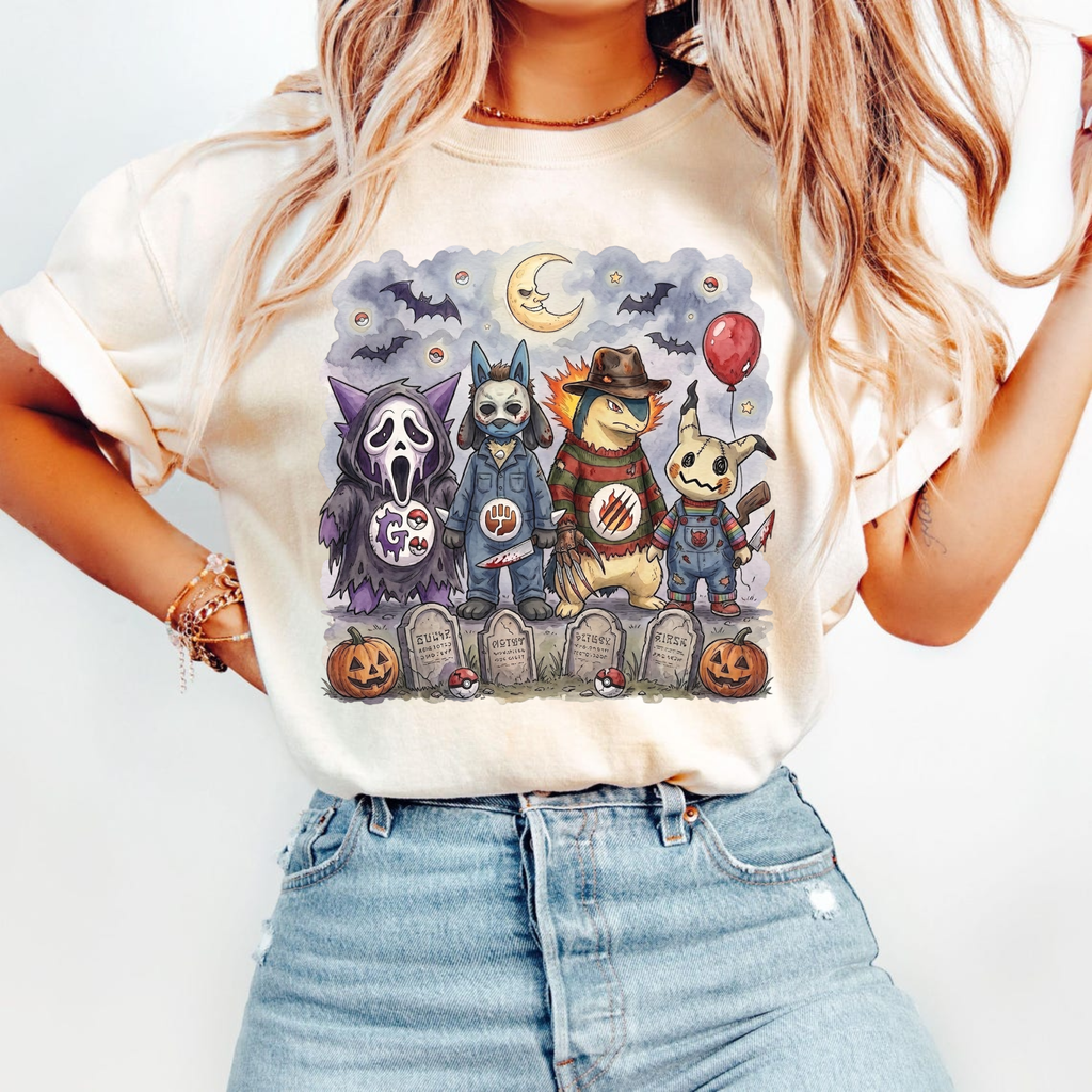 Haunted Graveyard Halloween Shirt