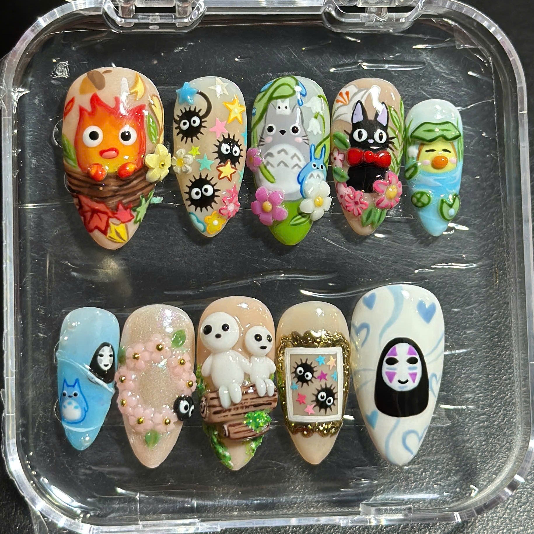 Whimsical Forest Spirit Press On Nails