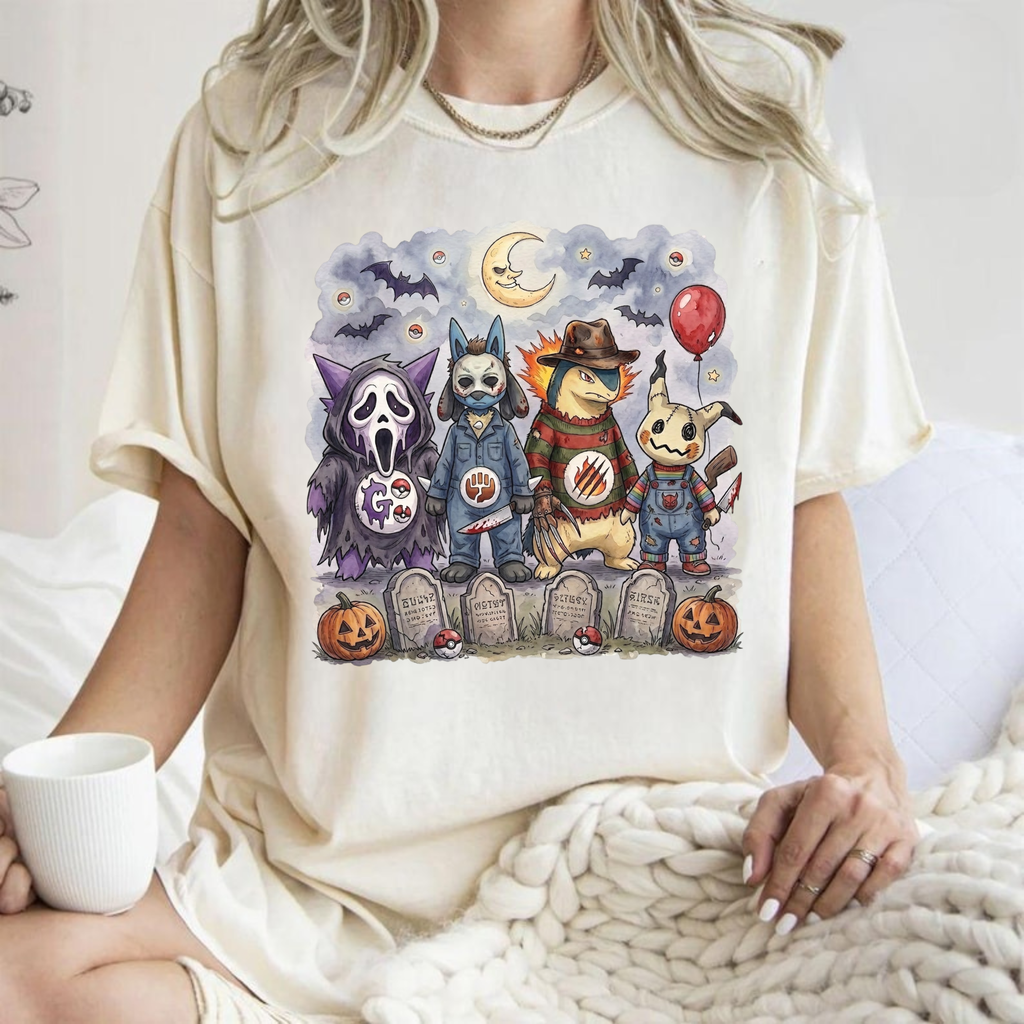 Haunted Graveyard Halloween Shirt