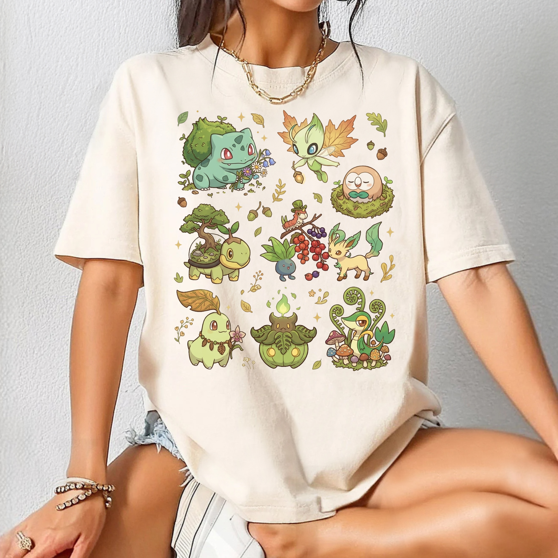 Pocket Monster Botanical Garden Tee