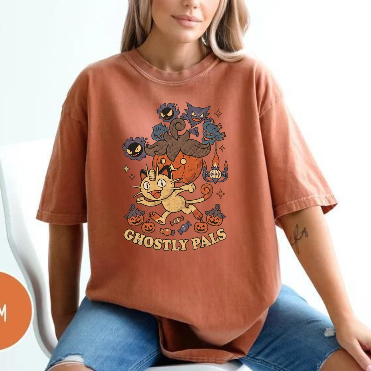 Ghostly Pals Halloween Shirt