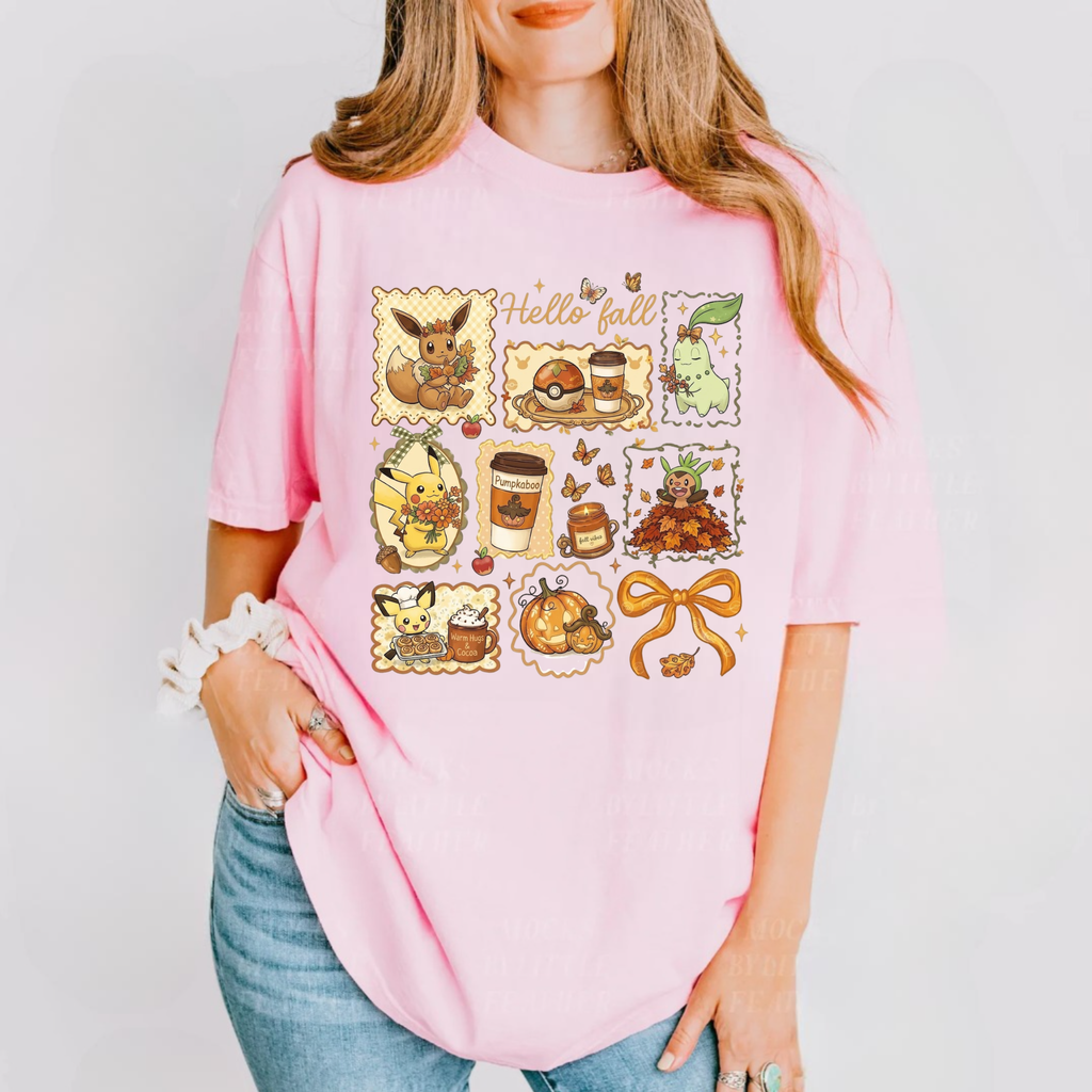 Hello Fall Pumpkin Spice Vintage Shirt