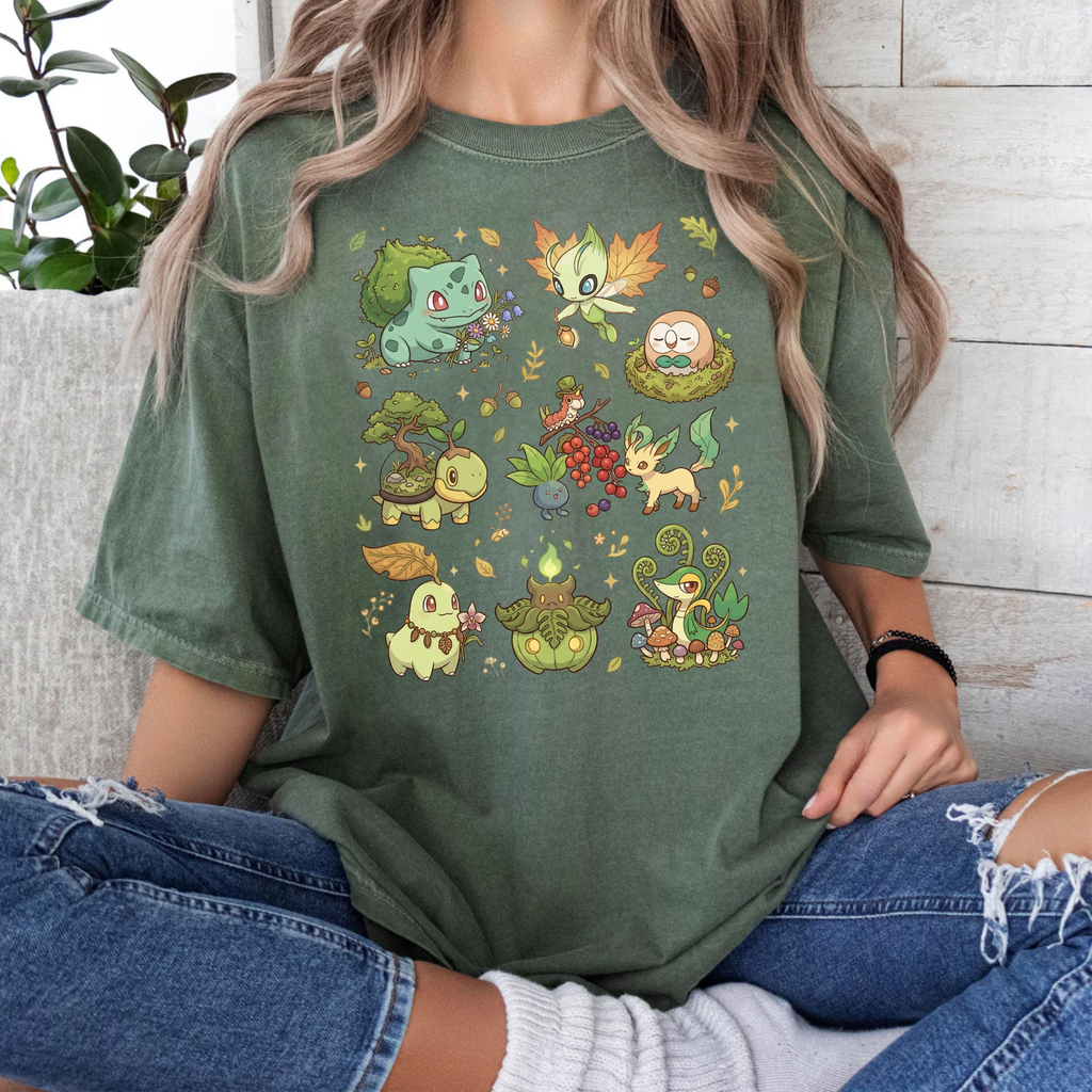 Pocket Monster Botanical Garden Tee