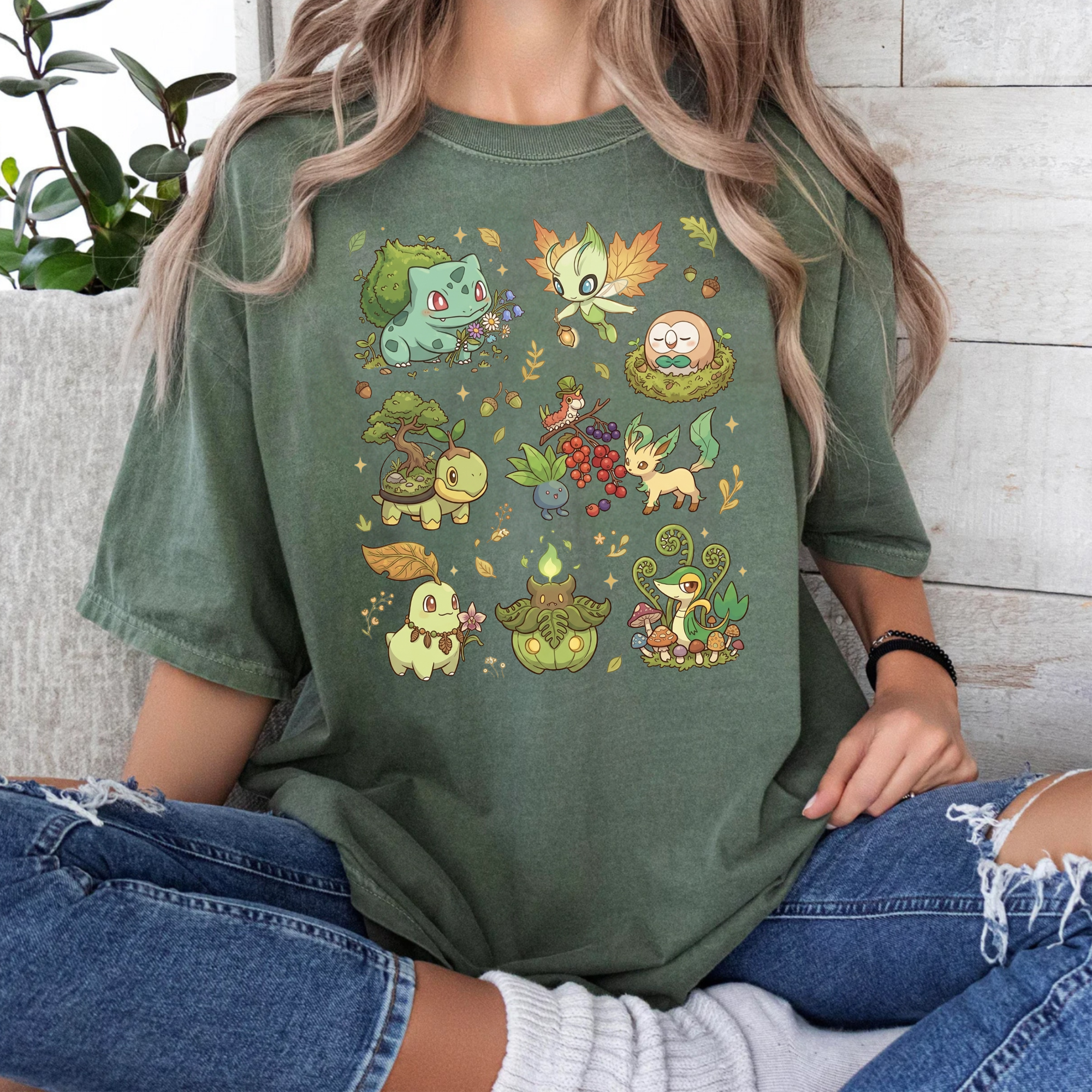 Pocket Monster Botanical Garden Tee