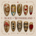 Alice Vintage Wonderland Nail Set