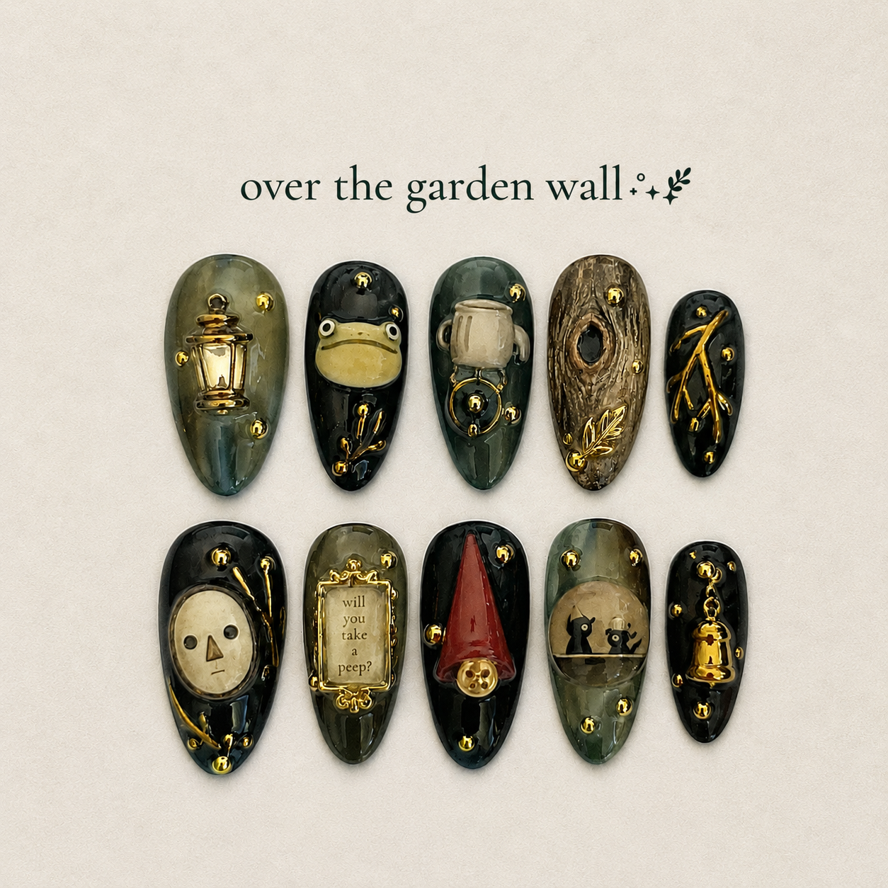 Into The Unknown Woods Nail Set