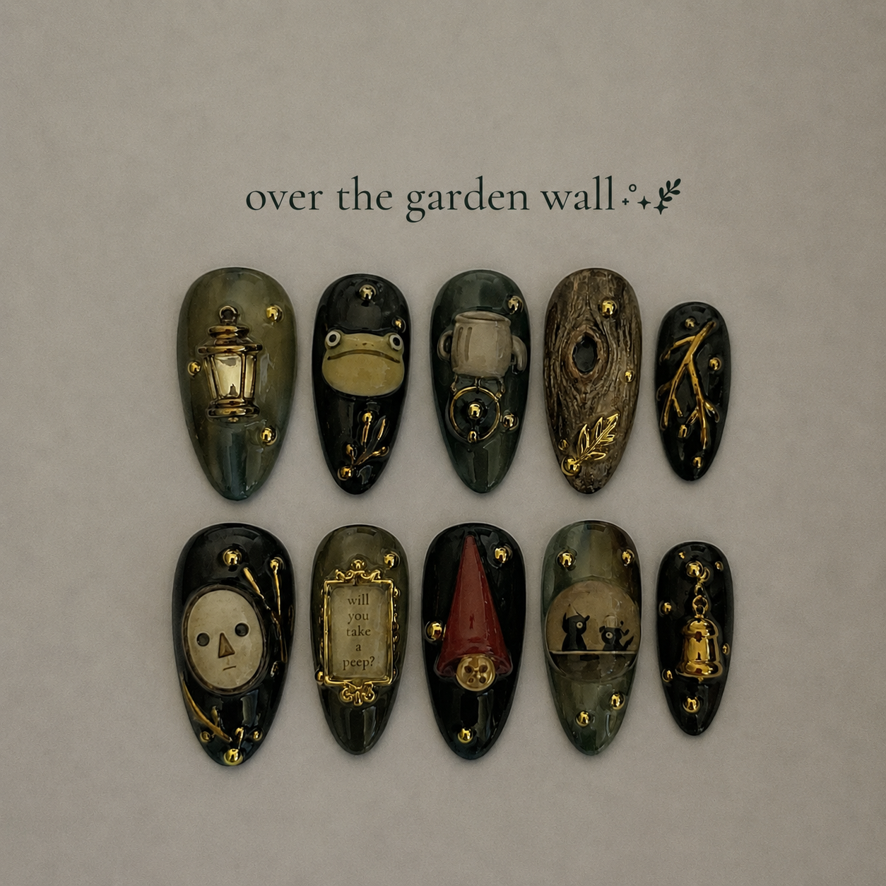Into The Unknown Woods Nail Set