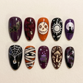 Gothic Halloween Press On Nails