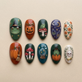 Witchy Frog Press On Nails