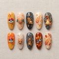 Emberwing Legends Fire Press On Nails