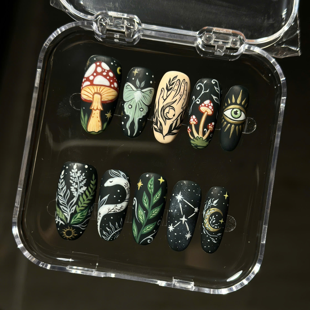 Mystical Forest Witch Press On Nails