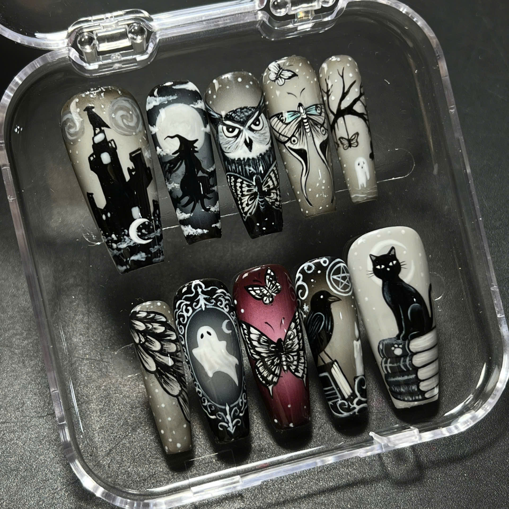 Dark Moon Gothic Nails