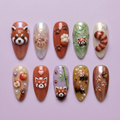 Red Panda Press On Nails