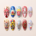 Circus Carnival Press On Nails