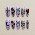 Fantasy Book Dragon Press On Nails