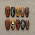 Gothic Butterfly Press On Nails