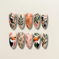 Tropical Toucan Press On Nails