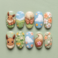 Meadow Foxie Press On Nails