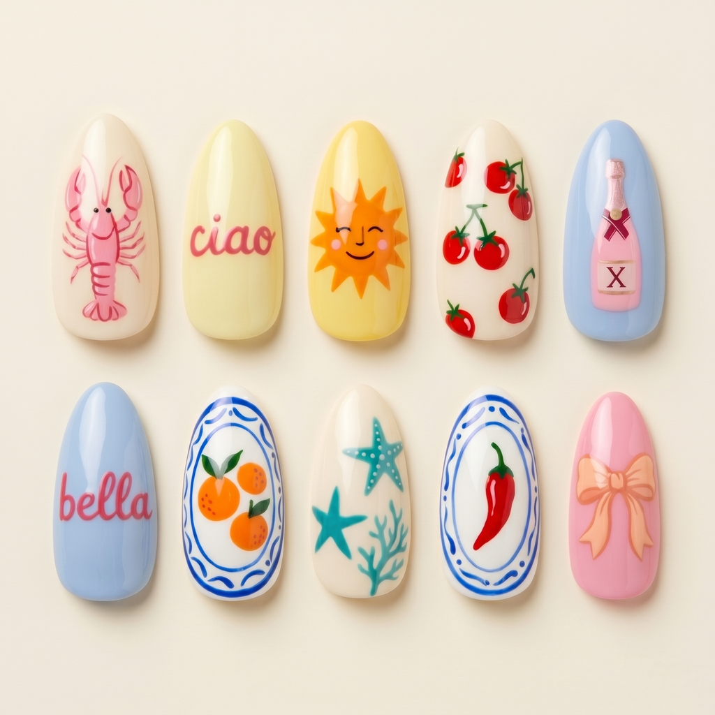 Italian Summer Press On Nails