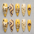 Kawaii Ghost Monster Press On Nails
