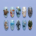 Ocean Creatures Press On Nails