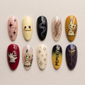 Ghost Rag Doll Press On Nails