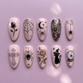 Gothic Witch Press On Nails