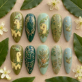 Pocket Leafy Forest Fantasy Nail Set