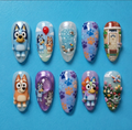 Cartoon Puppy Family Nail Set
