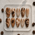 Caramel Coffee Press-On Nails