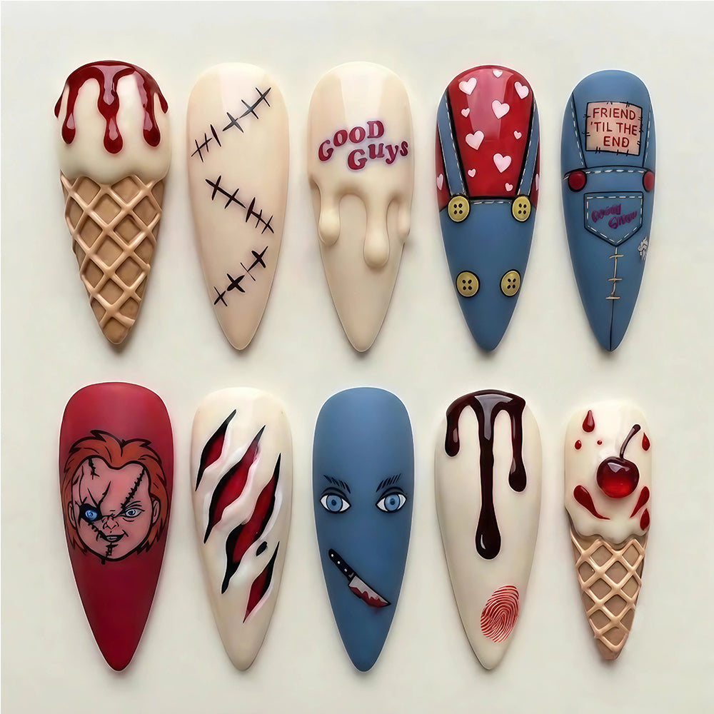 Frightful Treats Spooky Nails