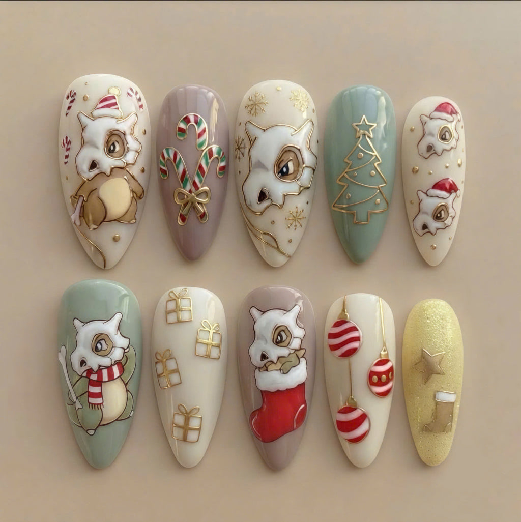 Cozy Bone Candy Cane Christmas
