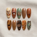 Whispering Autumn Woods Press On Nails