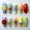 Mediterranean Fruit Picnic Nails