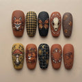 Rustic Forest Fox Fall Press On Nails