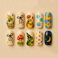 Cute Frog Wizard Press On Nails