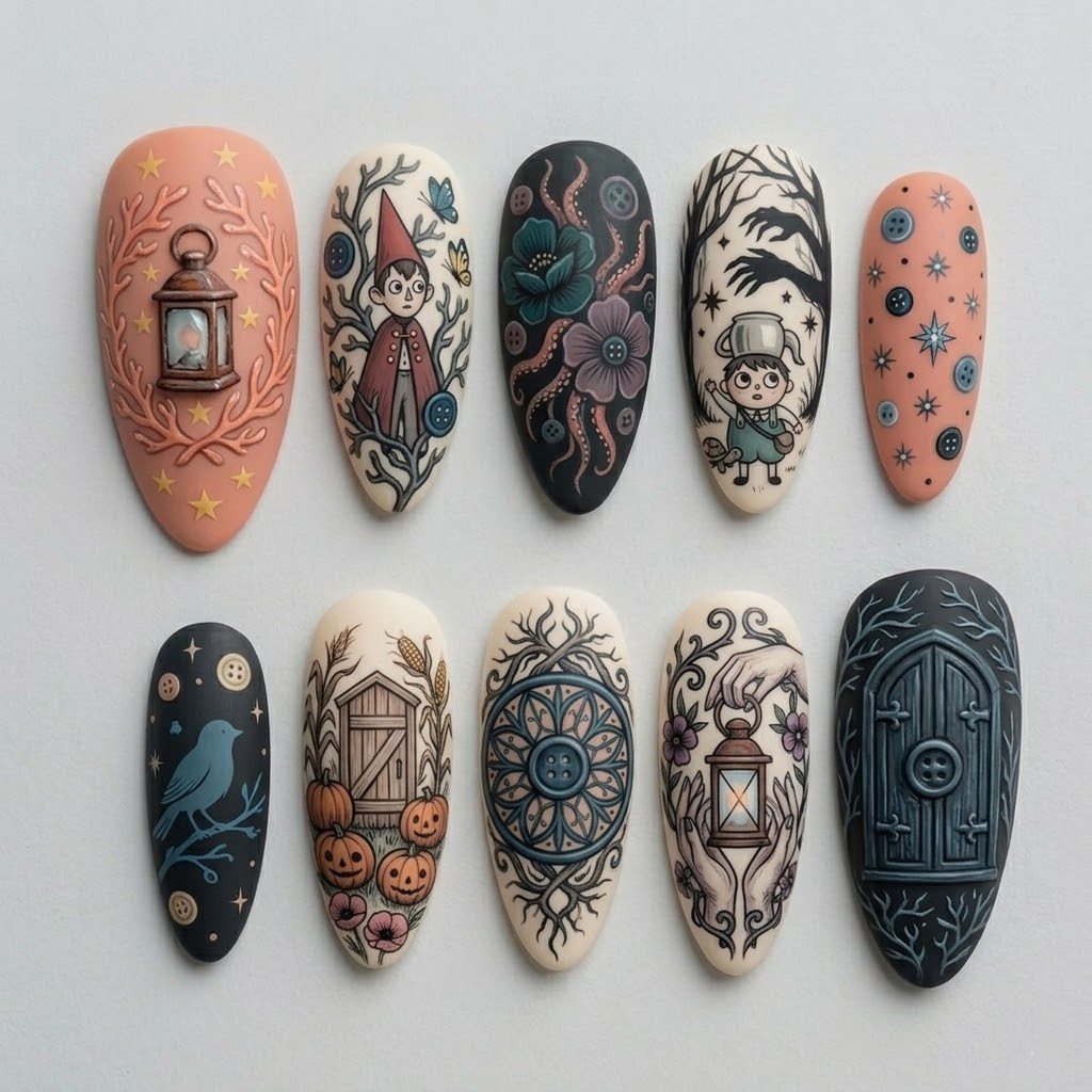 OTGW Haunted Garden Nail Art