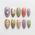 Baby Seal Fairy Press On Nails