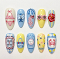 Summer Beach Press On Nails