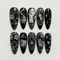 Gothic Pocket Monster Floral Nail