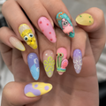 Bikini Bottom Spongey Duo Nails