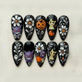 Spooky Daisy Mikyugengar Nails