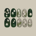 Cute Halloween Ghost Press On Nails