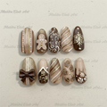 Gingerbread Cookie Christmas Press On Nails