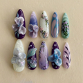 Ethereal Pastel Garden Bloom Press On Nails