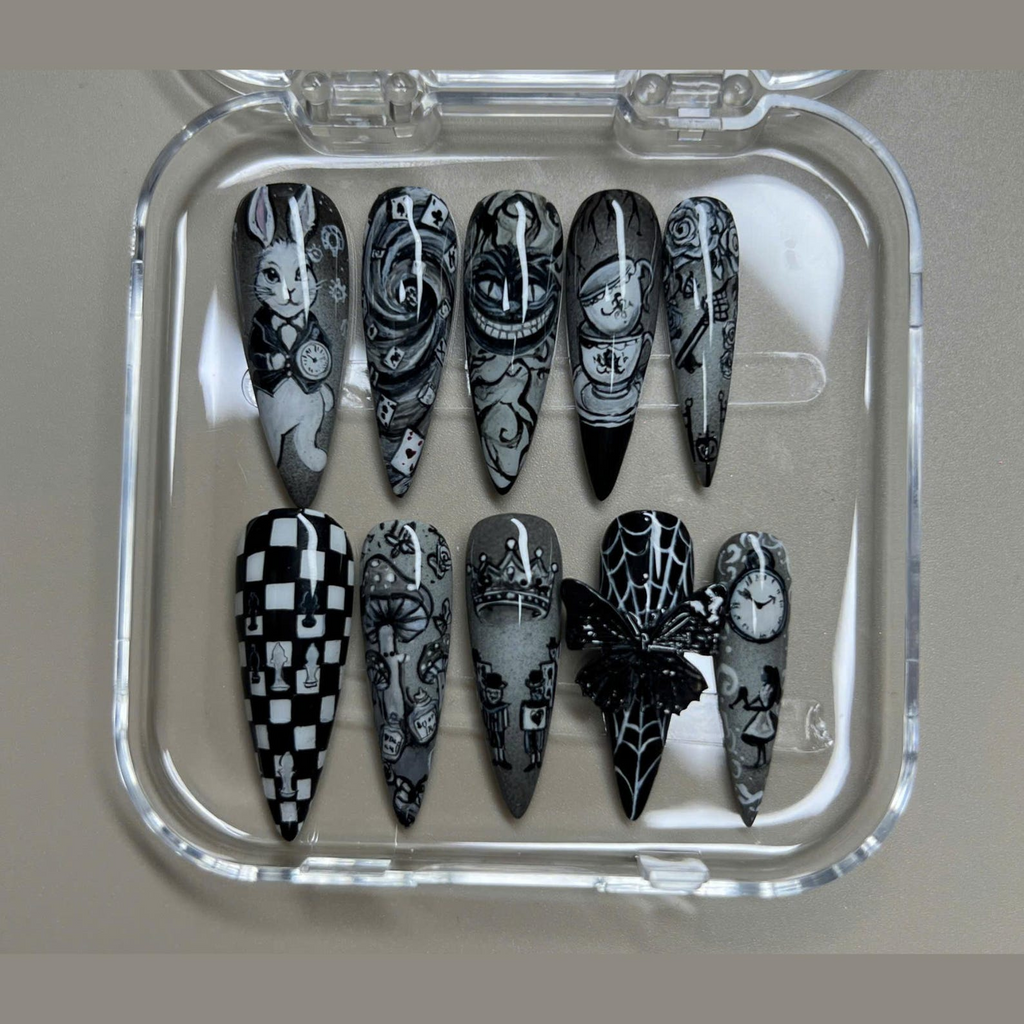 Wonderland StoryBook Gothic Nails