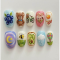 Hand Painted Storytelling Fantasy Nails