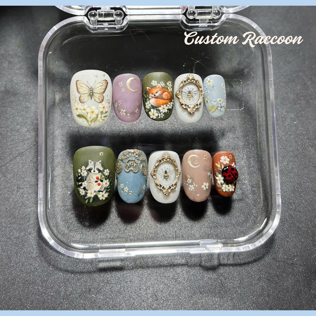 Enchanted Woodland Storybook Nails