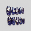 Celestial Night Sky Press On Nails